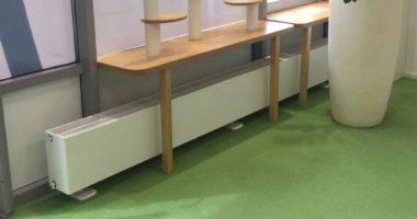 Stylischer Heizkörper für einen stylischen Laden