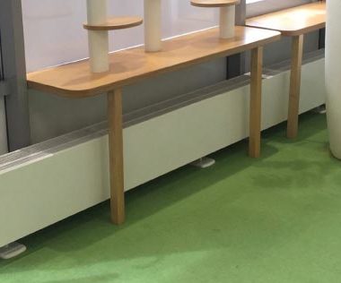 Stylischer Heizkörper für einen stylischen Laden
