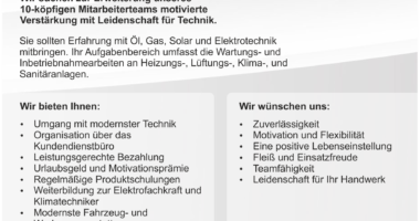 SHK-Servicetechniker (m/w/d) gesucht!
